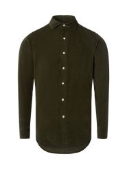 Polo Ralph Lauren Męska koszula sztruksowa Mężczyźni Regular Fit Bawełna zielony jednolity, M. Zielone koszule męskie Polo Ralph Lauren, m, bez wzorów, z bawełny, bez kołnierzyka, bez ramiączek. Za 739.95 zł.