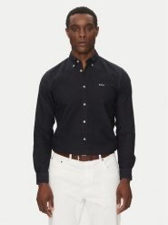 BOSS Koszula H-Roan-Bd-E-C1-243 50521996 Granatowy Slim Fit. Niebieskie koszule męskie Boss, m, bez wzorów, z bawełny, bez kołnierzyka, bez ramiączek. Za 309.99 zł.