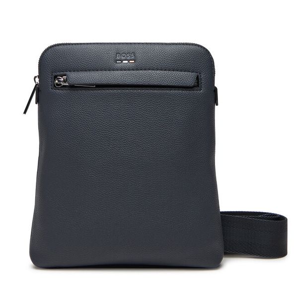 Saszetka BOSS. Niebieskie saszetki męskie Boss, bez wzorów, małe. Za 279.99 zł.