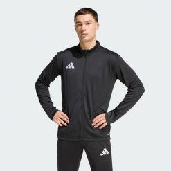 Bluza dresowa Entrada26. Białe bluzy nierozpinane męskie ADIDAS, bez wzorów, z dresówki, sportowe, bez ramiączek, bez kaptura. Za 179.00 zł.