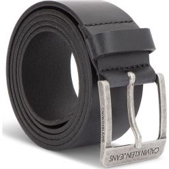 Pasek Męski CALVIN KLEIN JEANS - J 4cm Ckj Belt K50K504160 001. Czarne paski męskie Calvin Klein Jeans, w paski, z jeansu. Za 179.00 zł.