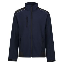 Męska Kurtka Softshellowa Sandstorm Workwear. Czarne kurtki męskie Regatta, m, bez wzorów, sportowe, bez ramiączek, bez kaptura. Za 255.99 zł.