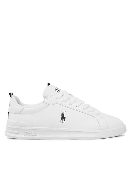 Polo Ralph Lauren Sneakersy 809860883006 Biały. Białe buty sportowe na co dzień męskie Polo Ralph Lauren, m, bez wzorów, ze skóry, bez ramiączek, bez kaptura. Za 369.99 zł.