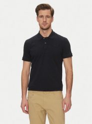 Blend Polo 20717857 Czarny Regular Fit. Czarne koszulki polo męskie Blend, l, bez wzorów, z bawełny, bez kołnierzyka, bez ramiączek. Za 59.99 zł.