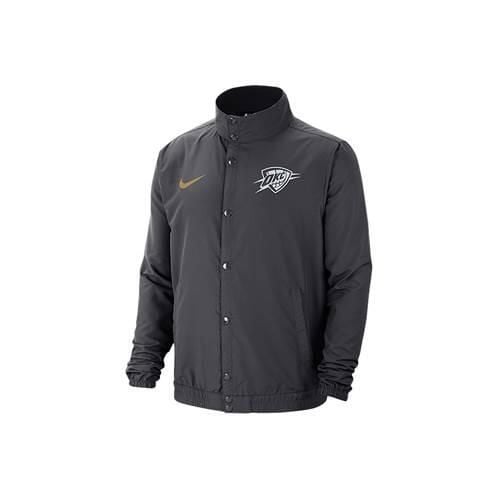 Kurtka uniwersalna męska Nike Nba Oklahoma City Thunder. Czarne kurtki męskie Nike, m, bez wzorów, z syntetyku, klasyczne, bez ramiączek, bez kaptura. Za 329.00 zł.
