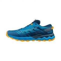 Buty do biegania męskie Mizuno Wave Daichi 7. Niebieskie buty do biegania męskie Mizuno, bez wzorów, z gumy, bez zapięcia, do biegania, mizuno wave. Za 522.00 zł.