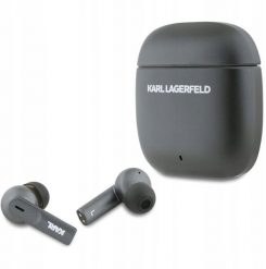 Bezprzewodowe słuchawki dokanałowe Karl Lagerfeld Metal Printed Logo TWS ANC/ENC Bluetooth 5.4 (czarne). Czarne słuchawki bluetooth KARL LAGERFELD. Za 172.02 zł.