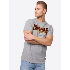 T-shirt o wąskim kroju Lonsdale Classic. Szare t-shirty sportowe męskie Lonsdale, bez wzorów, sportowe, bez ramiączek. Za 184.00 zł.