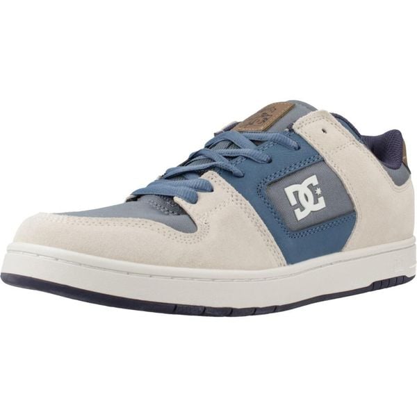 Tenisówki Dc Model Manteca 4 M Shoe Kolor Niebieski. Białe buty sportowe na co dzień męskie DC Shoes, bez wzorów, z tkaniny, bez zapięcia. Za 360.35 zł.