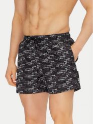 EA7 Emporio Armani Szorty kąpielowe 7M000510 AF13059 MC085 Czarny Regular Fit. Czarne kąpielówki męskie EA7 Emporio Armani, bez wzorów, z syntetyku. Za 209.99 zł.