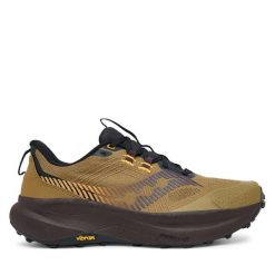 Buty do biegania Saucony. Brązowe buty do biegania męskie Saucony, bez wzorów, bez zapięcia, do biegania. Za 639.99 zł.