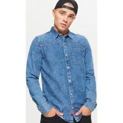 Denimowa koszula - Niebieski. Koszule męskie marki Cropp. W wyprzedaży za 29.99 zł.