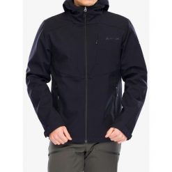 Kurtka softshell męska Vaude Cyclone Hooded Jacket. Czarne kurtki softshell męskie Vaude, m, bez wzorów, z softshellu, bez kaptura, trekkingowe. Za 459.99 zł.