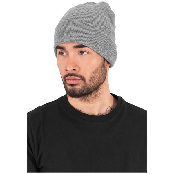 Czapka Flexfit heavyweight long. Szare czapki męskie FLEXFIT, bez wzorów. W wyprzedaży za 35.00 zł.