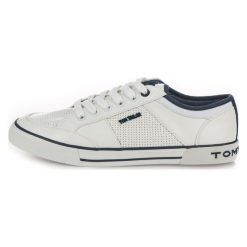 Tom Tailor tenisówki męskie 43 białe. Białe trampki męskie Tom Tailor, bez wzorów, bez zapięcia. Za 216.00 zł.