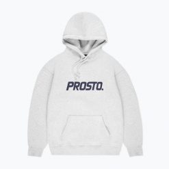 Bluza męska PROSTO Fuss Hoodie. Szare bluzy nierozpinane męskie Prosto., m, bez wzorów, bez ramiączek, bez kaptura. Za 219.99 zł.
