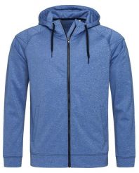 Kurtkobluza, Kurtka, Bluza Niebieska, Sportowa, 100% ACTIVE-DRY Poliester. Niebieskie bluzy rozpinane męskie Stedman, m, bez wzorów, z materiału, klasyczne, bez ramiączek, bez kaptura. Za 167.00 zł.