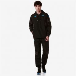 Bluza dresowa 1/2 z kapturem Alpine F1 Astaedy 2024. Czarne bluzy z kapturem męskie Kappa, l, bez wzorów, z dresówki, z kapturem. W wyprzedaży za 386.15 zł.