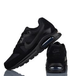 Buty Męskie Sportowe Nike Air Max Command Całe Czarne 629993 020 R-40,5. Czarne buty do biegania męskie Nike, bez wzorów, bez zapięcia, do biegania, nike air max. Za 526.20 zł.