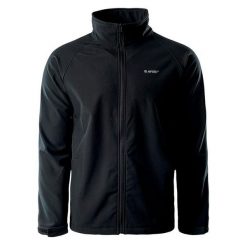 Męska Kurtka Soft Shell Derai. Czarne kurtki męskie Hi-tec, m, bez wzorów, z softshellu, sportowe, bez ramiączek, bez kaptura. Za 159.99 zł.
