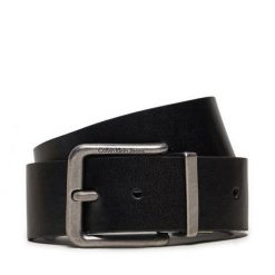 Pasek Męski Calvin Klein Jeans. Czarne paski męskie Calvin Klein Jeans, bez wzorów, z jeansu, casualowe. Za 149.99 zł.