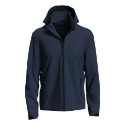 Męska Kurtka Lux Soft Shell. Niebieskie kurtki męskie Stedman, m, bez wzorów, bez ramiączek, bez kaptura. Za 374.99 zł.