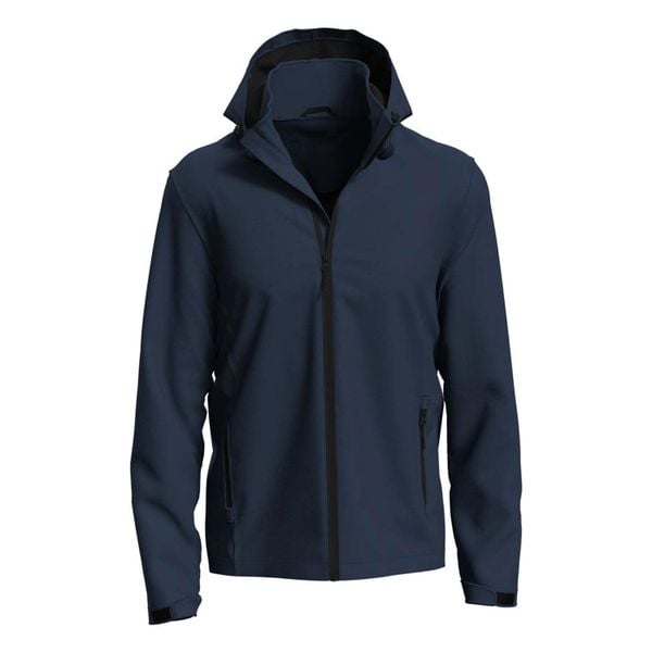 Męska Kurtka Lux Soft Shell. Niebieskie kurtki męskie Stedman, m, bez wzorów, sportowe, bez ramiączek, bez kaptura. Za 373.99 zł.