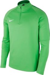Nike Bluza piłkarska Dry Academy 18 Dril Tops LS zielona r. S (893624-361). Zielone bluzy nierozpinane męskie Nike, m, bez wzorów, bez ramiączek, bez kaptura. Za 143.25 zł.