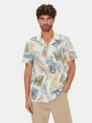Tommy Jeans Koszula Camp DM0DM21687 Kolorowy Regular Fit. Koszule męskie Tommy Jeans, m, bez wzorów, z bawełny, bez kołnierzyka, bez ramiączek. Za 239.99 zł.