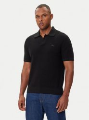 Lacoste Polo AH5186 Czarny Regular Fit. Czarne koszulki polo męskie Lacoste, m, bez wzorów, z bawełny, bez kołnierzyka, bez ramiączek. Za 689.99 zł.