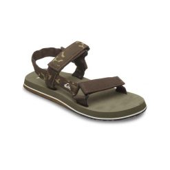 Sandały dla Mężczyzn MONKEY CAGED Szary. Zielone sandały męskie Quiksilver, z gumy, bez zapięcia. Za 129.99 zł.