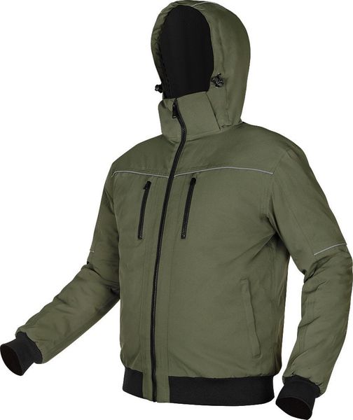 Kurtka męska Neo Tools Kurtka ocieplana z kapturem OUTDOOR, zielona, rozmiar XXL. Zielone kurtki męskie NEO TOOLS, m, bez wzorów, z kapturem, outdoorowe. Za 179.17 zł.