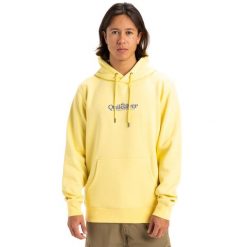 Bluza z kapturem dla Mężczyzn FINELINE Żółty. Żółte bluzy nierozpinane męskie Quiksilver, m, bez wzorów, z bawełny, bez ramiączek, z kapturem. Za 229.99 zł.
