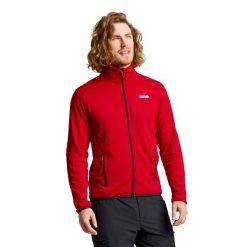 Bluza Polarowa Slam Act Grid Dorosłych. Czerwone bluzy bez kaptura męskie SLAM, m, bez wzorów, z polaru, bez kaptura. Za 640.75 zł.