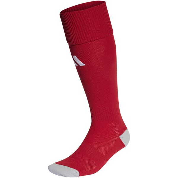 Getry piłkarskie Adidas Milano 23. Czerwone legginsy męskie ADIDAS, bez wzorów, do piłki nożnej. Za 31.90 zł.