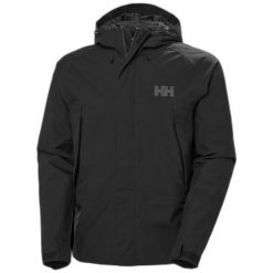 Kurtka Helly Hansen banff shell. Czarne kurtki męskie Helly Hansen, m, bez wzorów, sportowe, bez ramiączek, bez kaptura. W wyprzedaży za 647.30 zł.