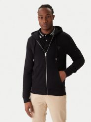 Guess Bluza M6RQ48 KCN01 Czarny Regular Fit. Czarne bluzy rozpinane męskie Guess, m, z aplikacjami, z bawełny, bez ramiączek, bez kaptura. Za 439.99 zł.