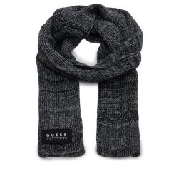 Szalik Guess. Czarne szaliki męskie Guess, z aplikacjami. Za 269.99 zł.