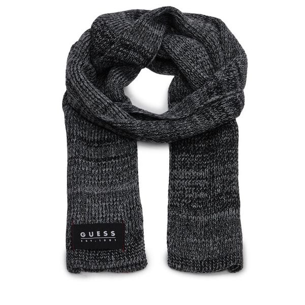 Szalik Guess. Czarne szaliki męskie Guess, z aplikacjami. Za 149.99 zł.