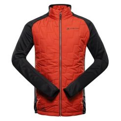 Bluza męska sportowa z wełną merino Alpine Pro Jorw. Czerwone bluzy nierozpinane męskie Alpine Pro, m, bez wzorów, z wełny, sportowe, bez ramiączek, bez kaptura. W wyprzedaży za 349.00 zł.