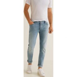 Mango Man - Jeansy Tim3. Niebieskie jeansy męskie Mango Man, z bawełny. Za 199.90 zł.
