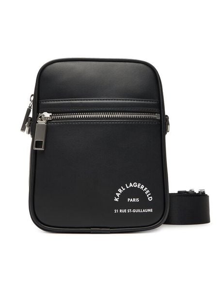 KARL LAGERFELD Saszetka A3M30341 Czarny. Czarne saszetki męskie KARL LAGERFELD, bez wzorów, ze skóry. Za 399.99 zł.