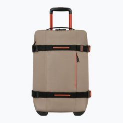 Walizka podróżna American Tourister Urban Track Duffle With Wheels 5. Brązowe walizki męskie American Tourister, bez wzorów. Za 479.99 zł.