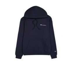 Bluza męska z kapturem do treningu Champion Hooded Sweatshirt granatowa. Niebieskie bluzy z kapturem męskie CHAMPION, m, bez wzorów, z kapturem. Za 279.00 zł.