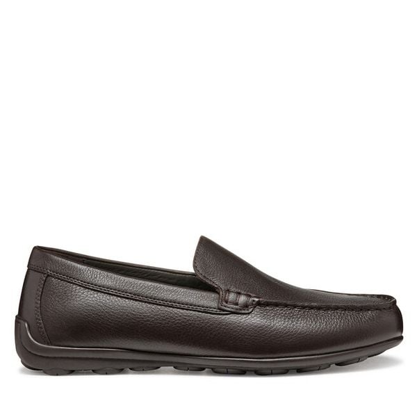 Mokasyny Geox. Brązowe mokasyny męskie Geox, bez zapięcia. Za 309.99 zł.