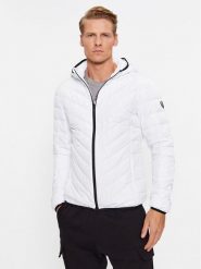EA7 Emporio Armani Kurtka puchowa 8NPB14 PNE1Z 1100 Biały Regular Fit. Białe kurtki męskie EA7 Emporio Armani, l, bez wzorów, z puchu, bez ramiączek, bez kaptura. Za 739.99 zł.