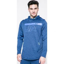Under Armour - Bluza Tech Terr. Szare bluzy z kapturem męskie marki Under Armour, z nadrukiem, z dzianiny. W wyprzedaży za 199.90 zł.