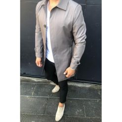 Kurtka męska LENARD GREY. Szare kurtki męskie Kurtka męska LENARD GREY, na jesień, l, bez wzorów, bez ramiączek, bez kaptura. W wyprzedaży za 179.00 zł.