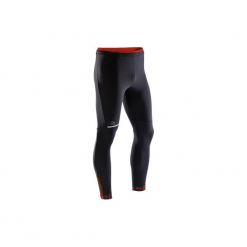 Legginsy do biegania KIPRUN WARM męskie. Czarne legginsy męskie KALENJI, z elastanu. Za 99.99 zł.