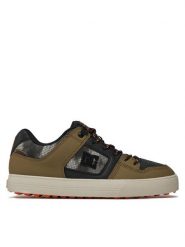DC Sneakersy Pure Wnt ADYS300151 Czarny. Czarne buty sportowe na co dzień męskie DC, m, bez wzorów, ze skóry, bez ramiączek, bez kaptura. Za 219.99 zł.